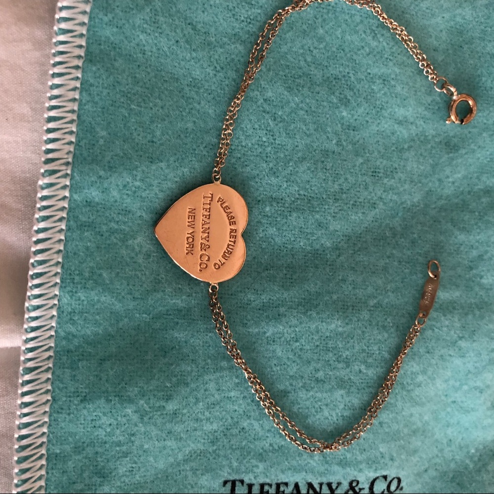 Tiffany & Co. rubedo heart bracelet size small